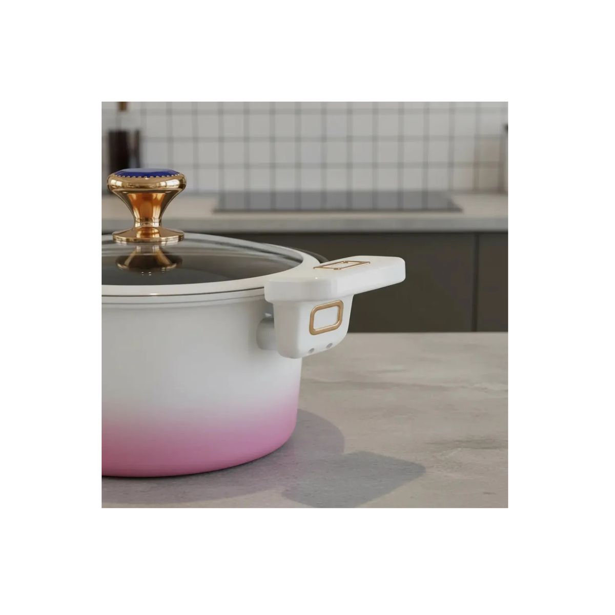GENERICO - Mini Olla De Micro Presión Elegante 4,5lts Multifuncional