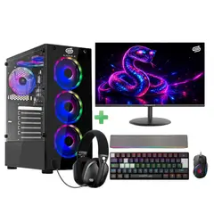 SNAKE GAMER - Pc + Monitor 24 Ryzen 5 5600GT 16gb Ram 512gb