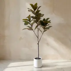 TRIBUS HOME - Planta Artificial Magnolia 160cm Real Touch con Maceta