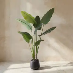 TRIBUS HOME - Planta Artificial Bird of Paradise 180cm Real Touch con Maceta