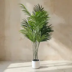 TRIBUS HOME - Planta Artificial Palma Areca 175cm Real Touch con Maceta