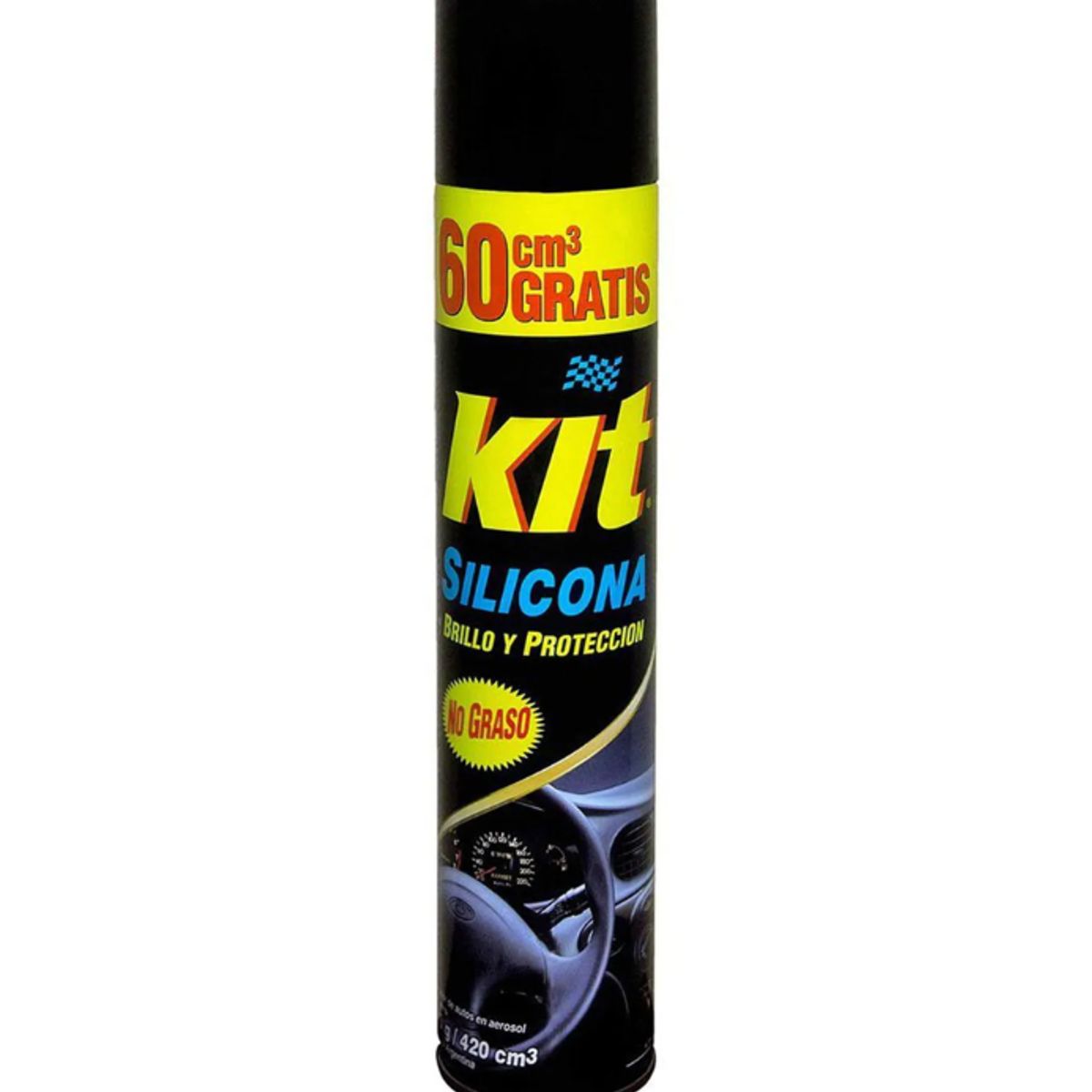 KIT - Kit Silicona Para Autos Aerosol 480cc
