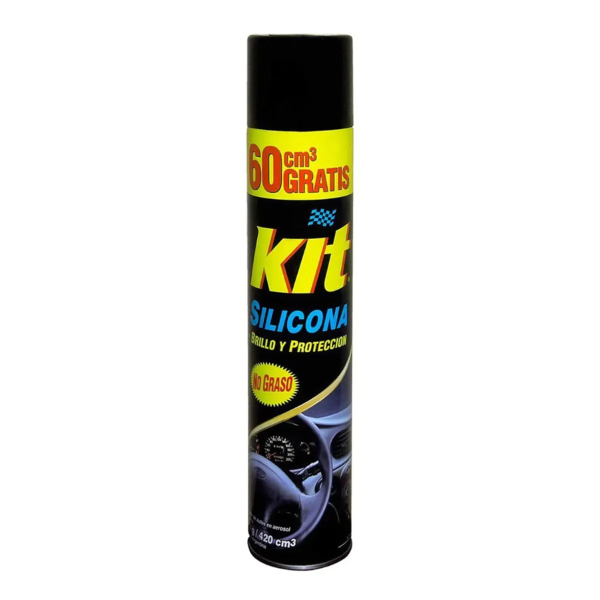 KIT - Kit Silicona Para Autos Aerosol 480cc