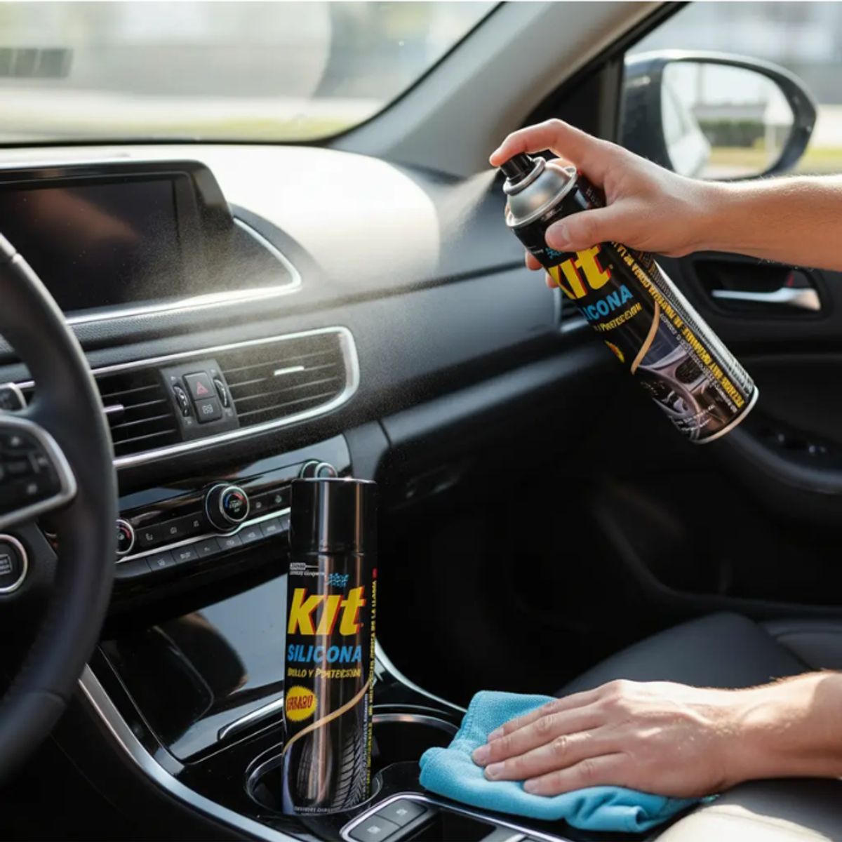 KIT - Kit Silicona Para Autos Aerosol 480cc