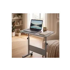 GENERICO - Mesa Escritorio Ajustable con Ruedas para Laptop Multifuncional