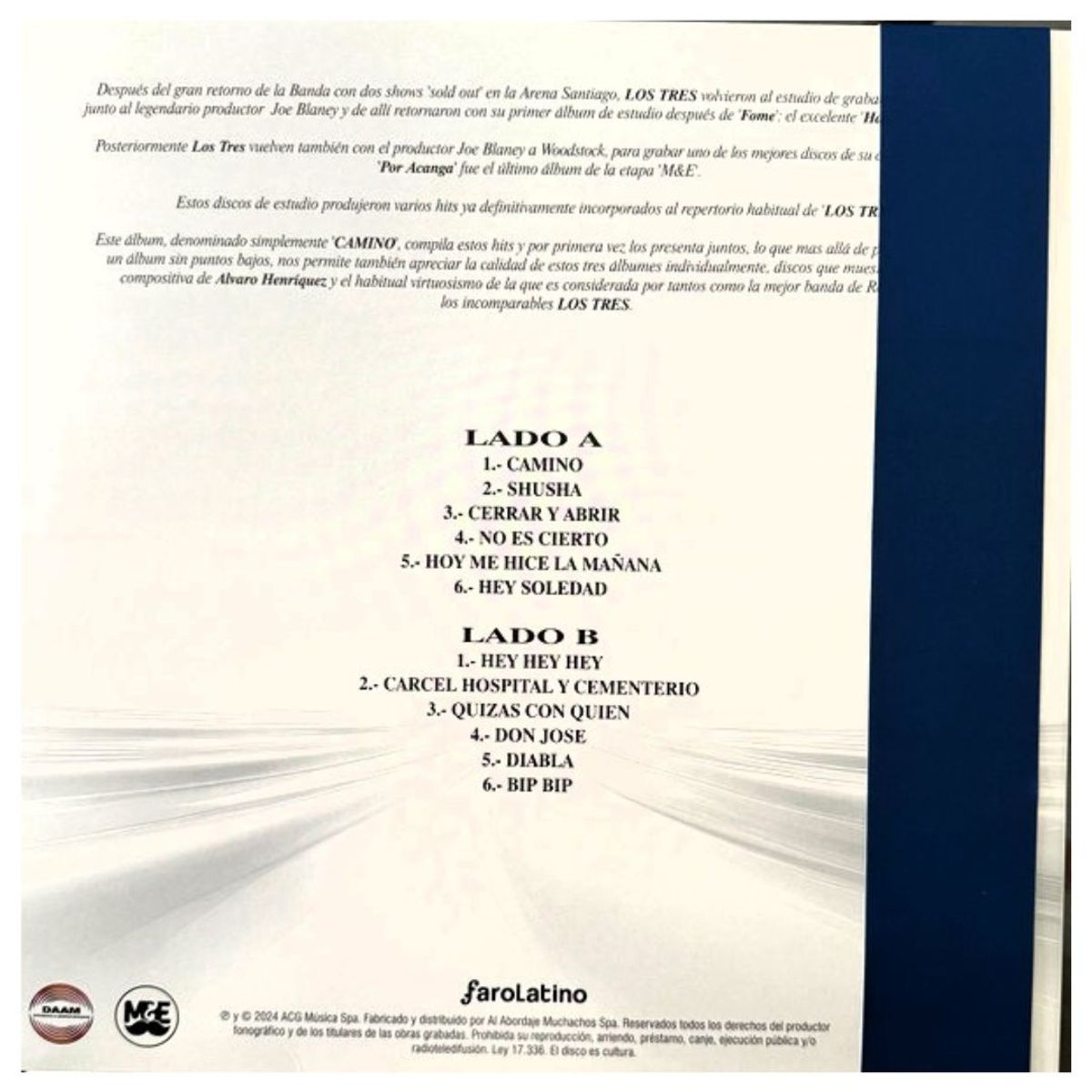 GENERICO - LOS TRES - CAMINO 2006-2024 / VINILO