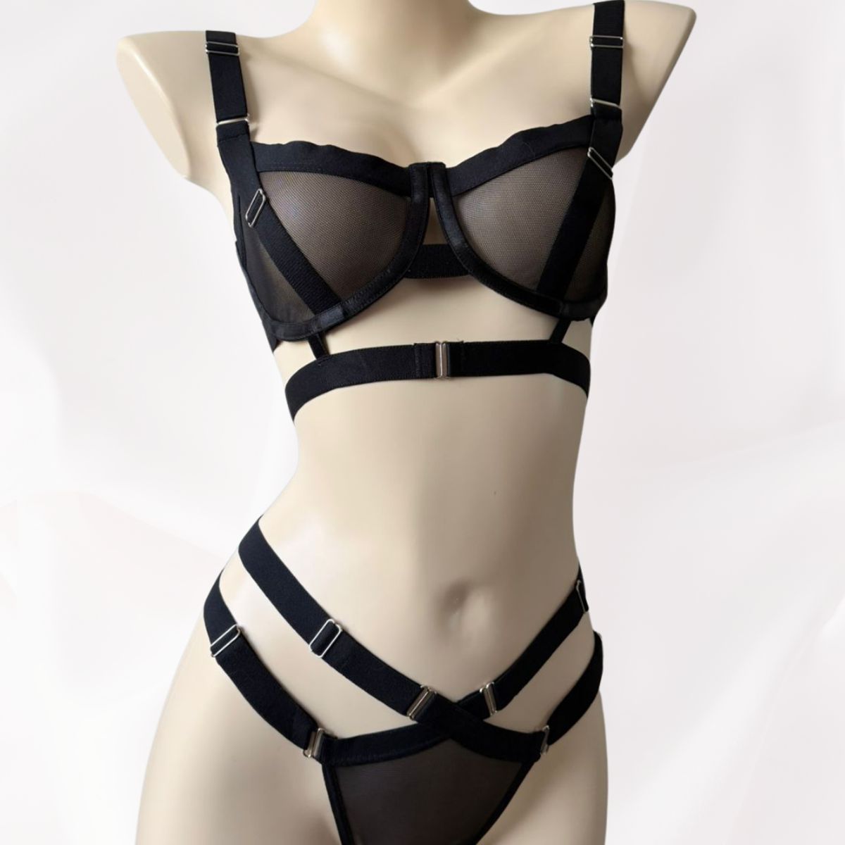 AUVA - CONJUNTO LENCERIA TIFFANY 2 PIEZAS SEDUCTORA