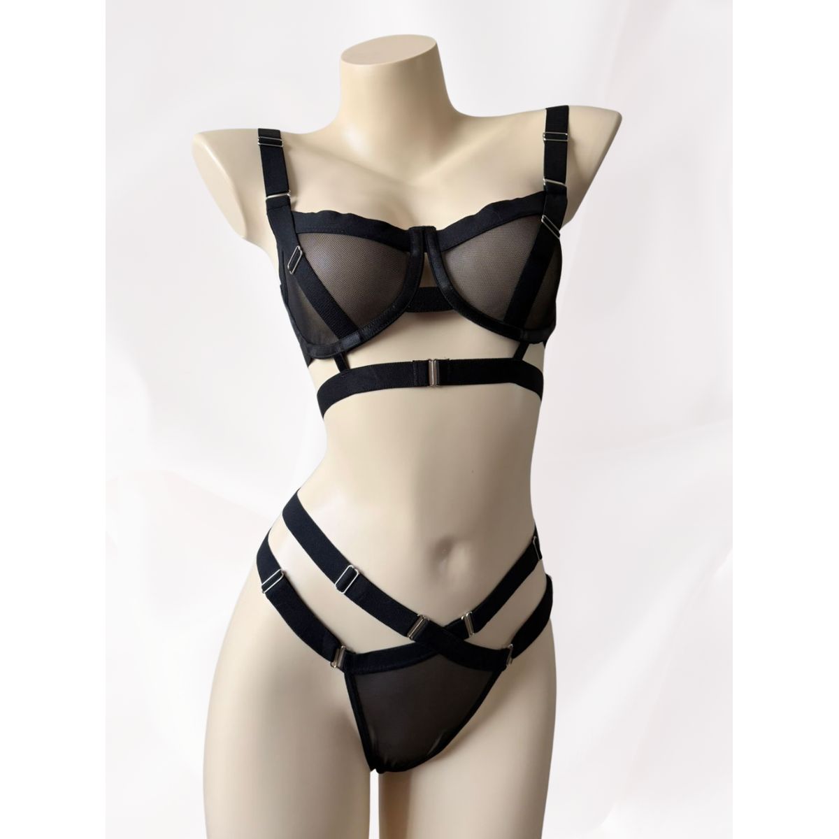 AUVA - CONJUNTO LENCERIA TIFFANY 2 PIEZAS SEDUCTORA