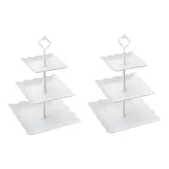 PASTELERIUSCL - Pack X2 Porta Torta Porta Cupcakes Torre Porta Cupcake