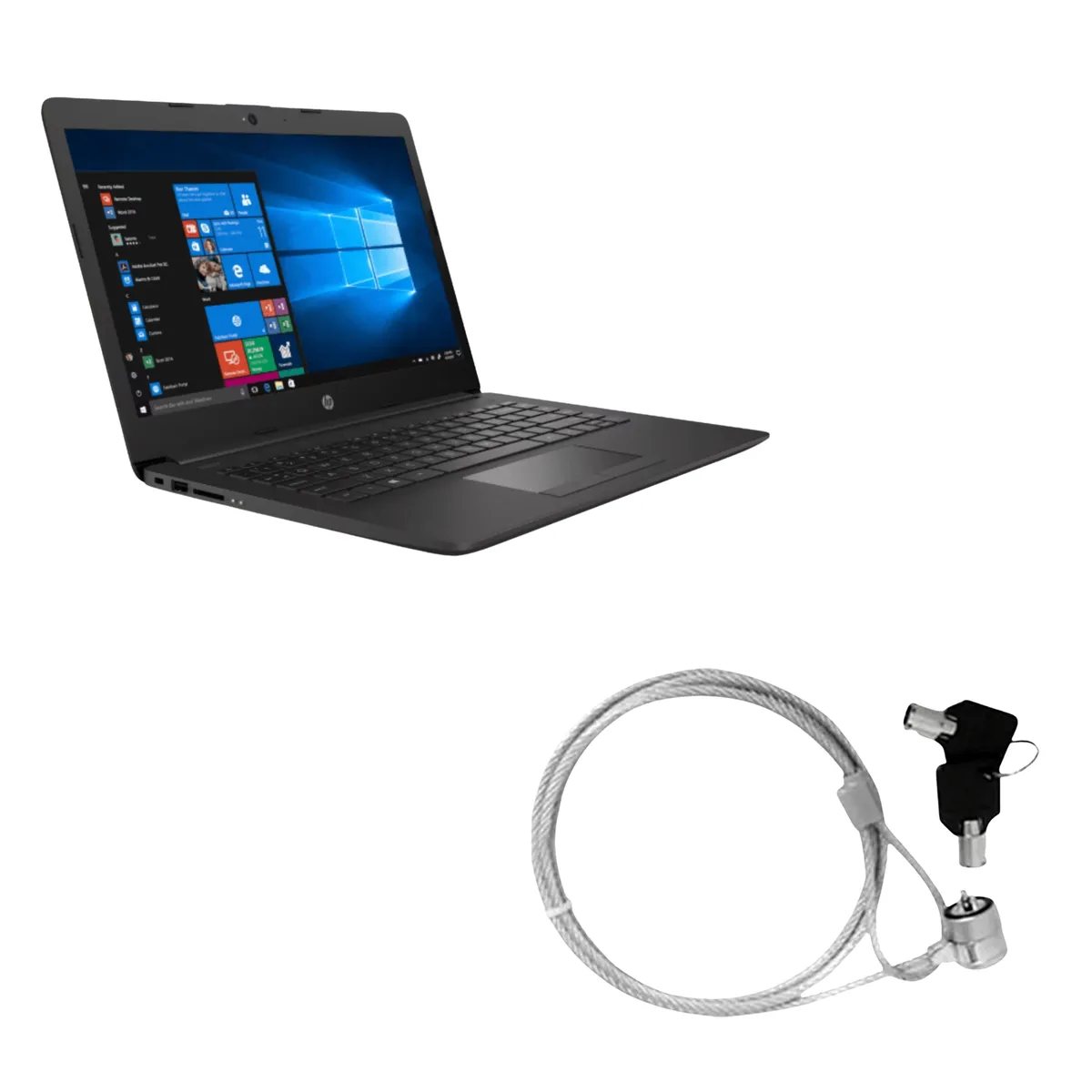 HP - Kit Nómada - HP 245 G7 Ryzen 5 8GB 1TB + Cable de Seguridad - Reacondicionado