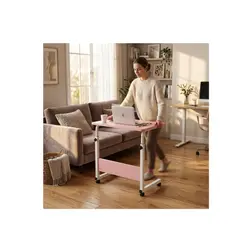 GENERICO - Mesa Escritorio Ajustable con Ruedas para Laptop Multifuncional
