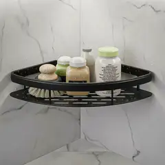 GENERICO - Organizador Para Ducha Organizador Esquinero Ducha Organizad Negro