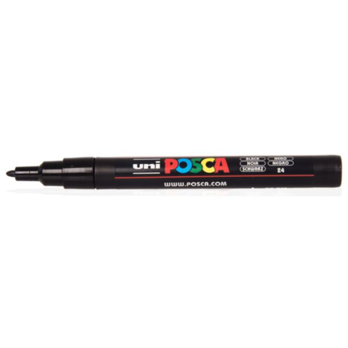 UNI POSCA - Marcador Acrílico Negro 3M POSCA