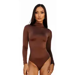 AUVA - Body manga larga cuello alto