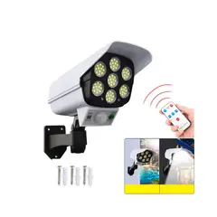GENERICO - Foco Solar Led Exterior Sensor Movimiento Tipo Camara