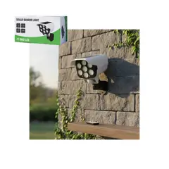 GENERICO - Foco Solar Led Exterior Sensor Movimiento Tipo Camara