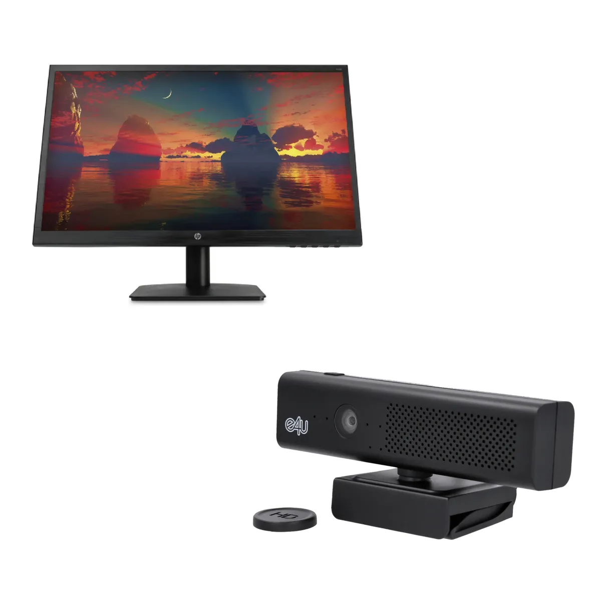 HP - Kit Home Office - Monitor HP N223  + Webcam con Micrófono - Reacondicionado