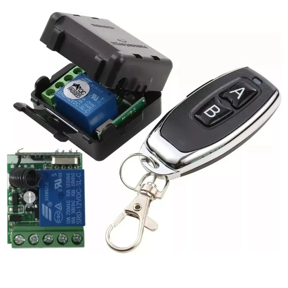 GENERICO - Módulo Rf 1 Relé Inalámbrico 12v 433mhz Control Remoto