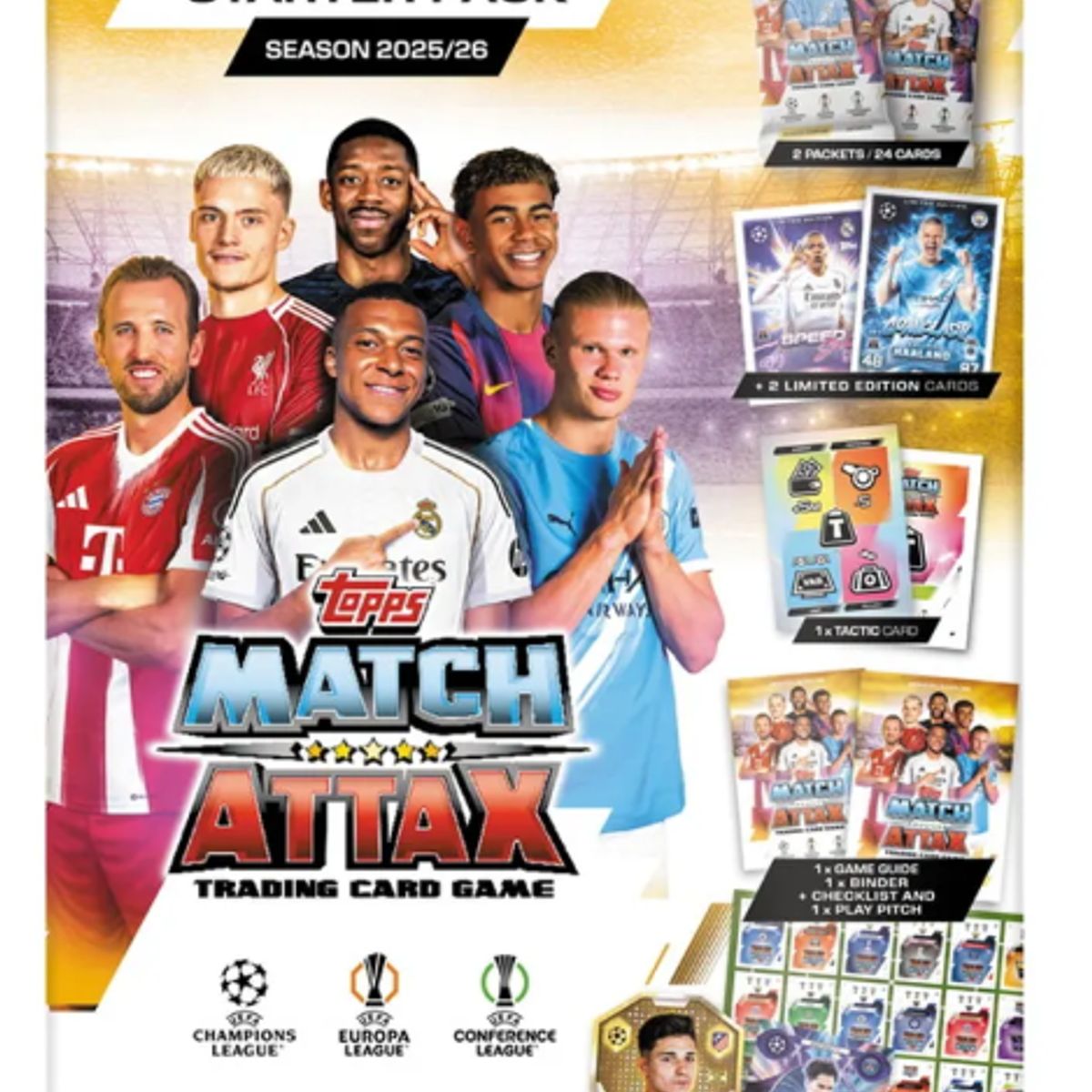 GENERICO - STARTER PACK SEASON 2025/26  MATCH ATTAX UCC