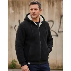 GENERICO - Chaqueta con chiporro para hombre XXL