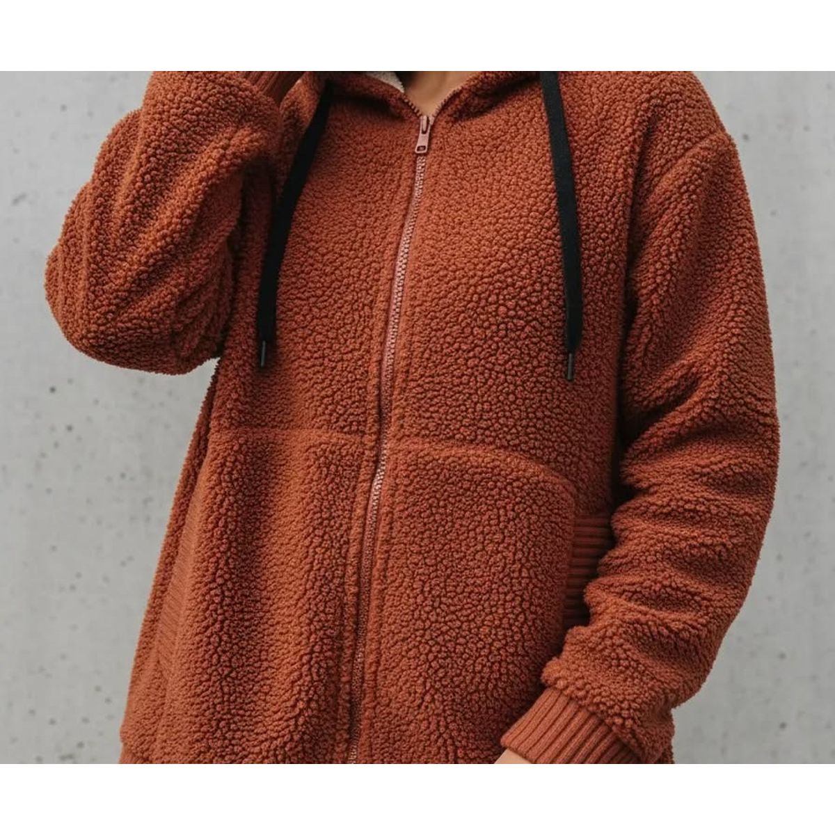 GENERICO - Chaqueta con chiporro para hombre XXL