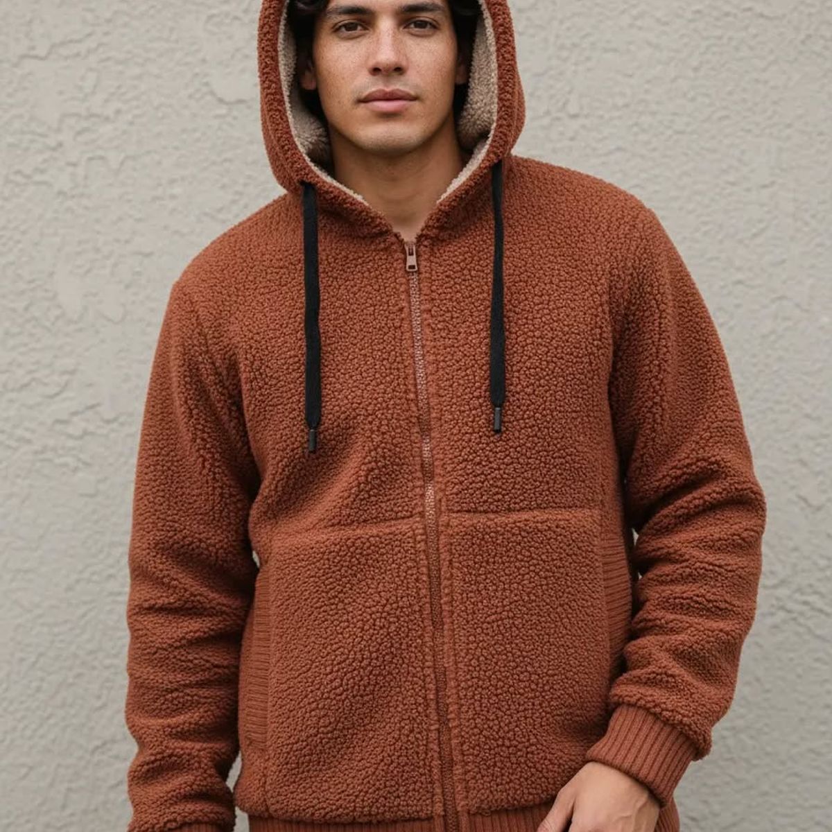 GENERICO - Chaqueta con chiporro para hombre XXL
