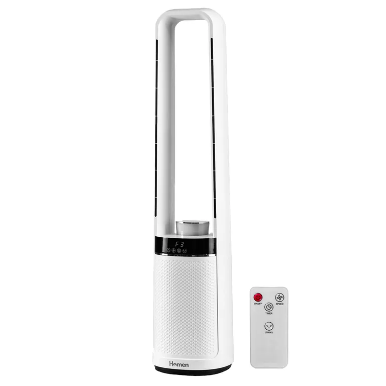 HOMEN Ventilador Torre 65W con Control Remoto