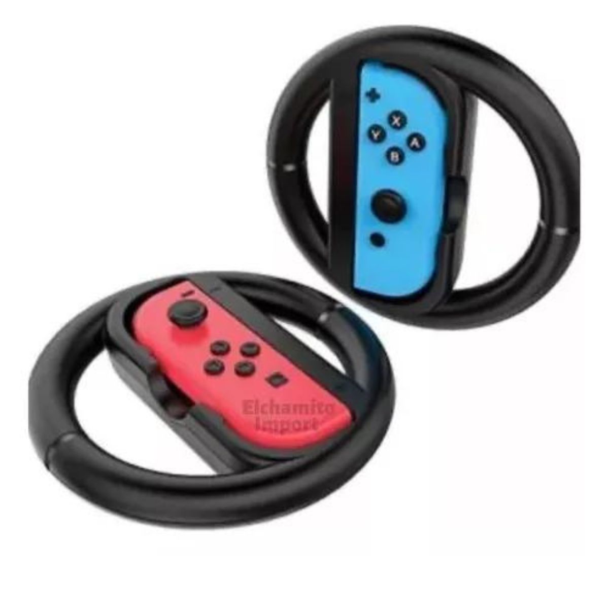 GENERICO - Accesorio Mando Volante Control Nintendo Switch Negro