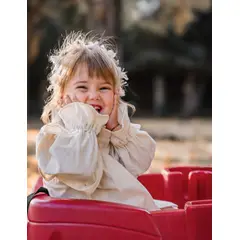 KIDS BOUTIQUE GUNGURU - Blusa Charlotte, blanca, estilo romantica, manga larga