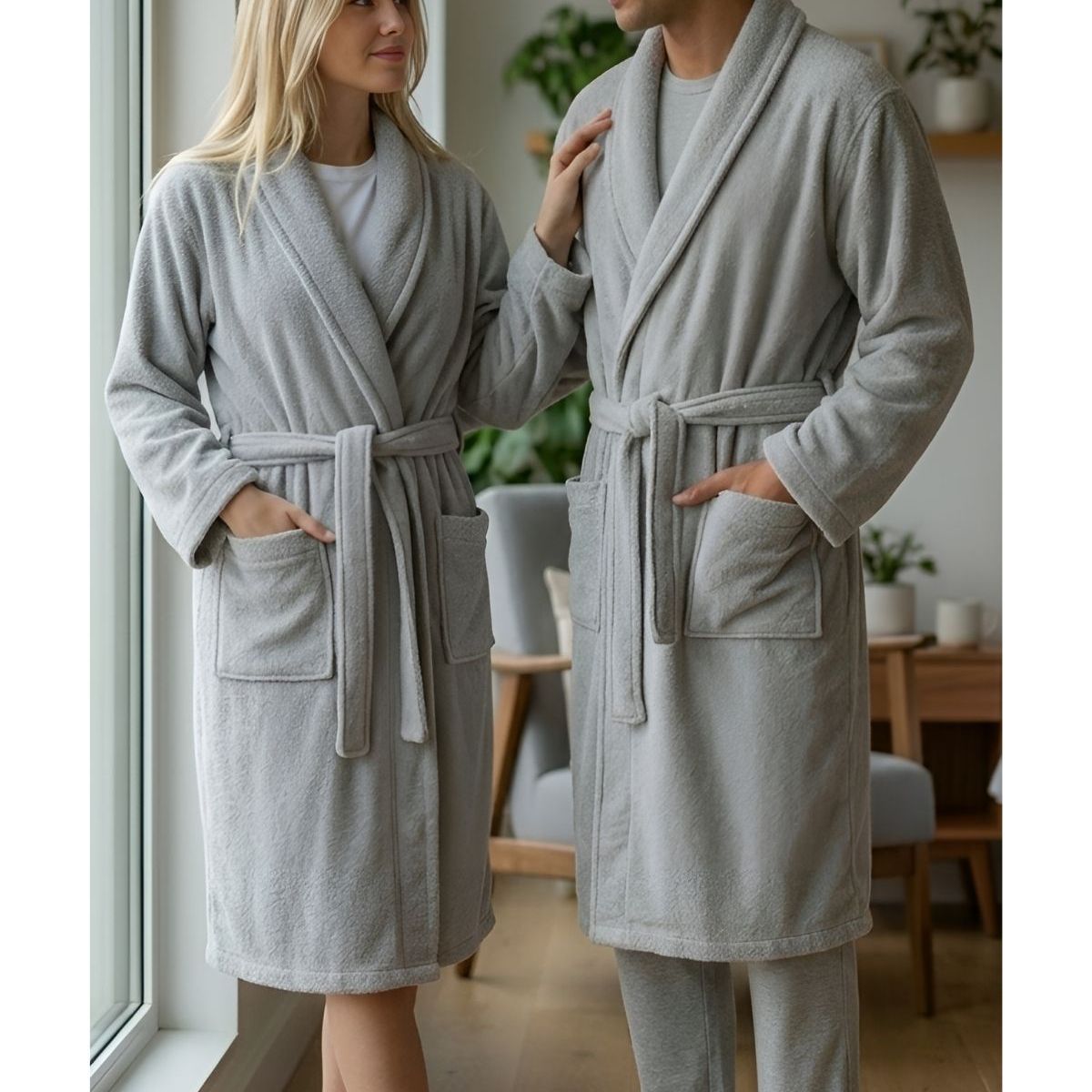 LOOK SHOP - Bata Polar Excelente Calidad. Mujer Hombre. Premium 203