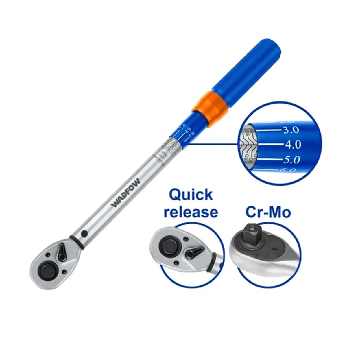 WADFOW - LLAVE WADFOW DINAMOMETRICA 5-25NM 1/4"