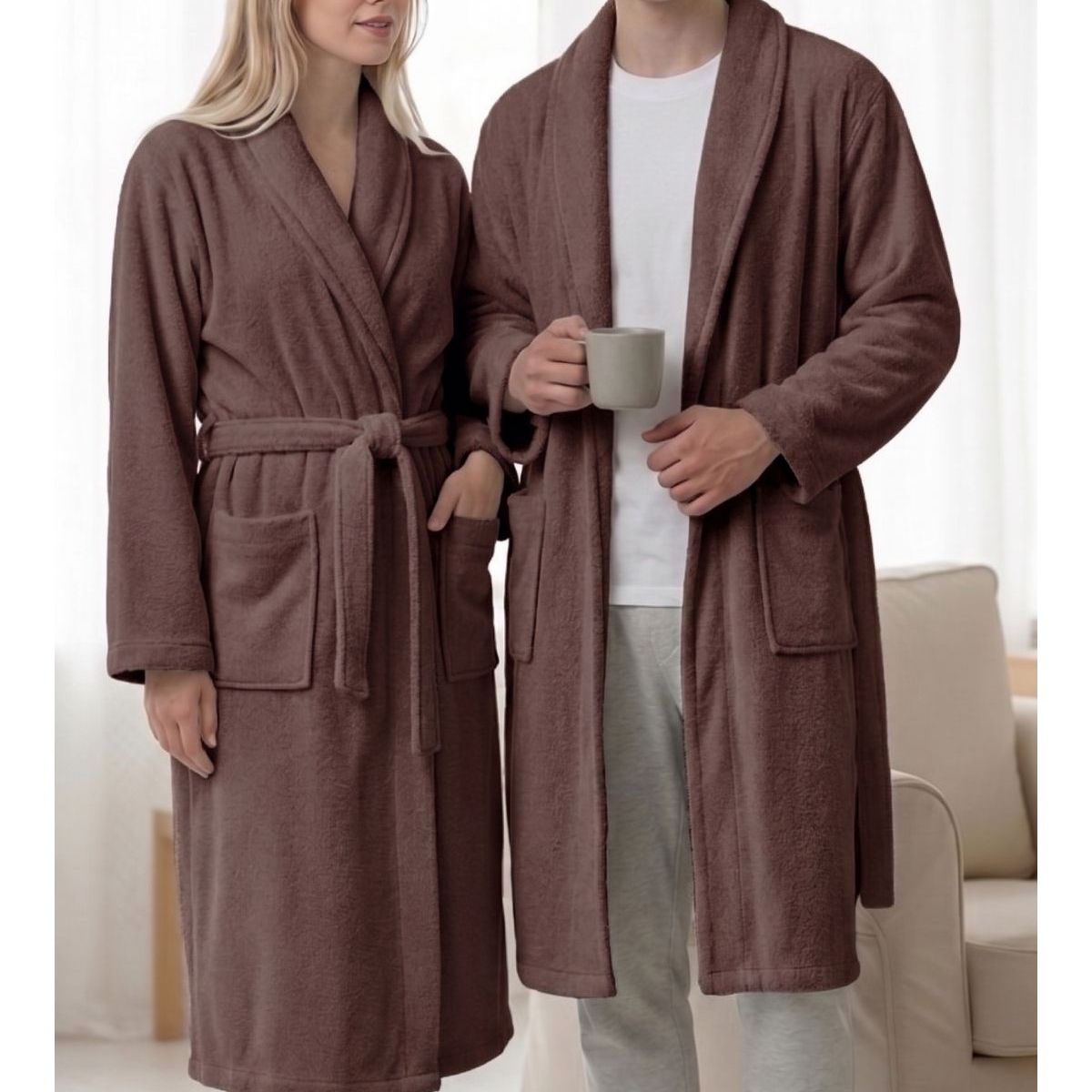 LOOK SHOP - Bata Polar Excelente Calidad. Mujer Hombre. Premium 203