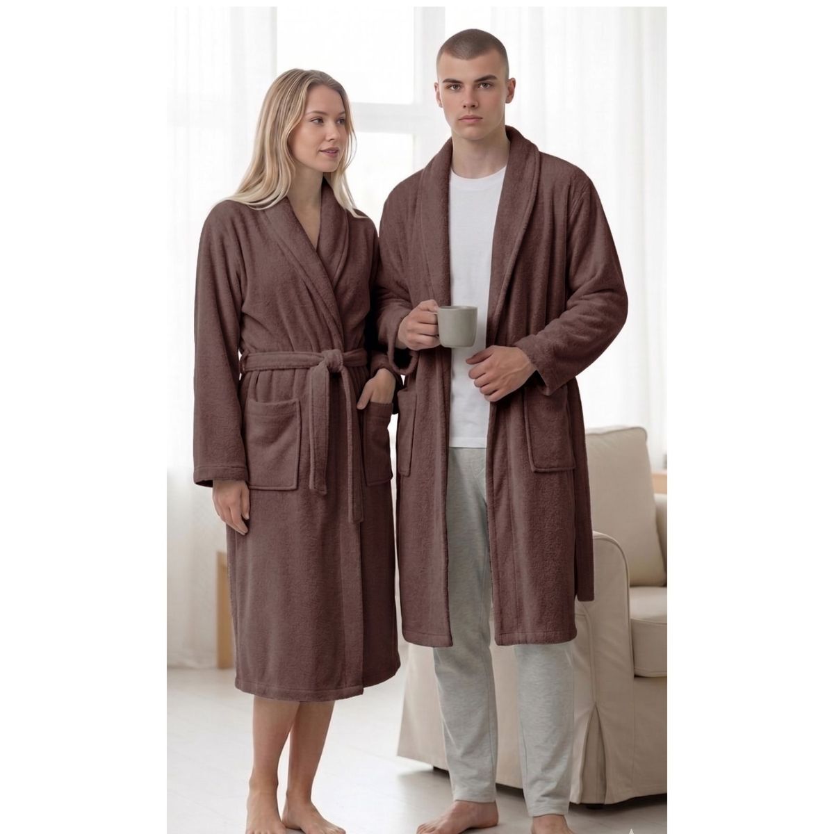 LOOK SHOP - Bata Polar Excelente Calidad. Mujer Hombre. Premium 203