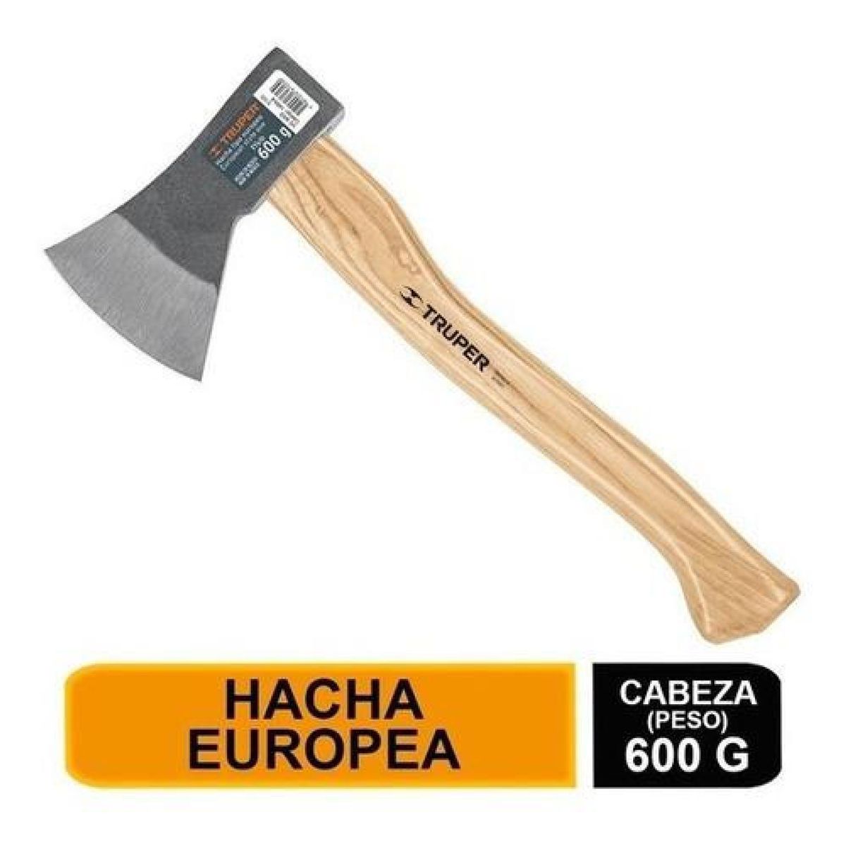 TRUPER - Hacha Cazador Tipo Europeo 1.13 Lbs. 600gr Truper
