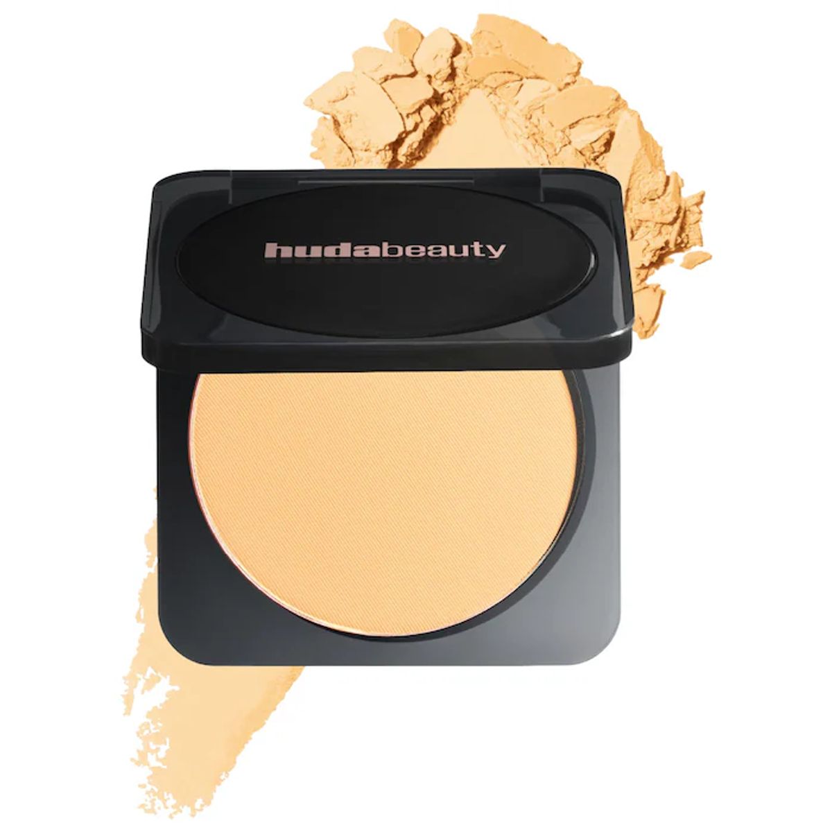 HUDA BEAUTY - Polvo Fijador Compacto Matte Easy Bake - Kunafa Blondie Huda Beauty