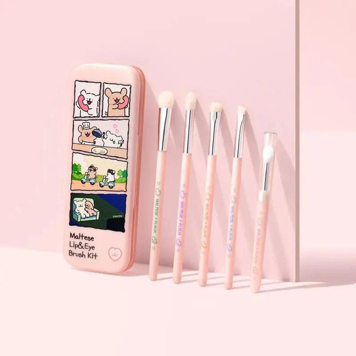 FLALIA - Maltese Lip&Eye Brush kit 5p