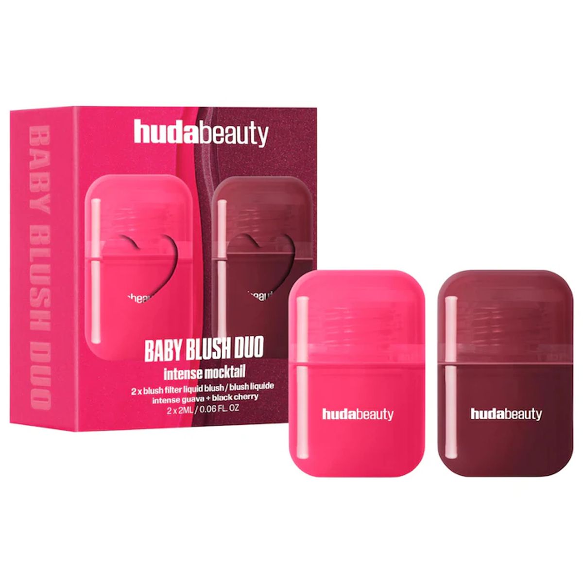 HUDA BEAUTY - Duo Mini Rubores Líquidos - Intense Mocktail Huda Beauty