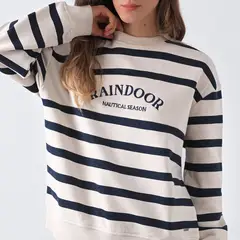 RAINDOOR - Polerón Marinero Rayas Mujer