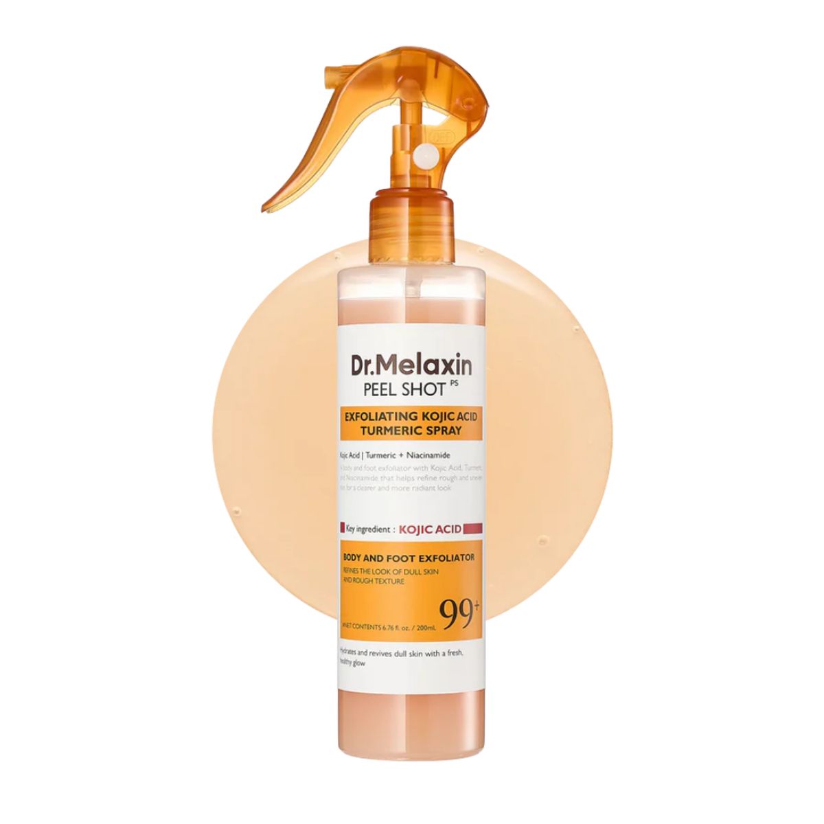 DR MELAXIN - Peel Shot Exfoliating Kojic Acid Tumeric Spray 200ml