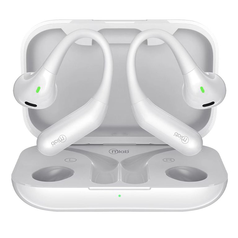 Audifonos Inalambricos Bluetooth Mlab Air Motion Ows Blanco Blanco