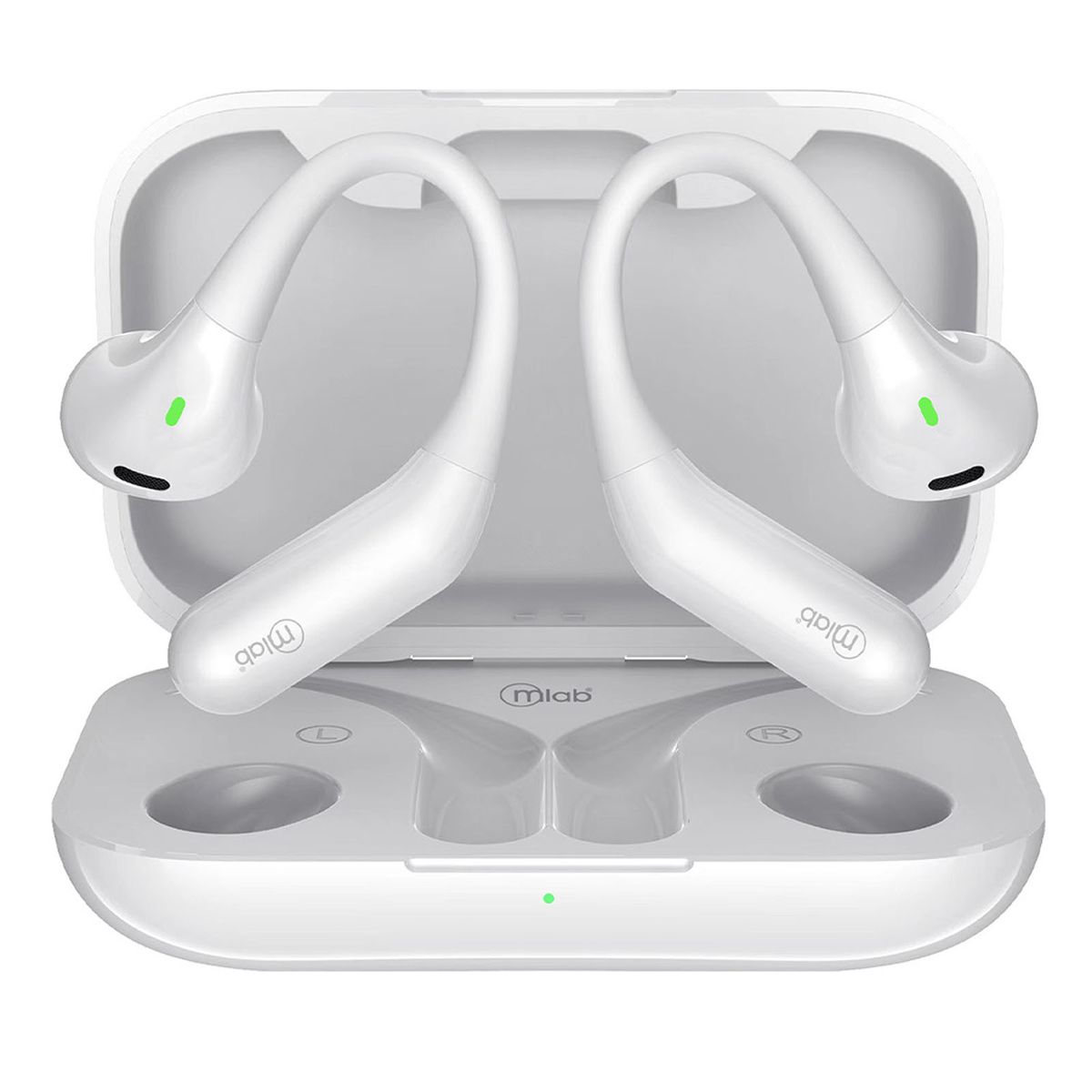 MICROLAB - Audifonos Inalambricos Bluetooth Mlab Air Motion Ows Blanco