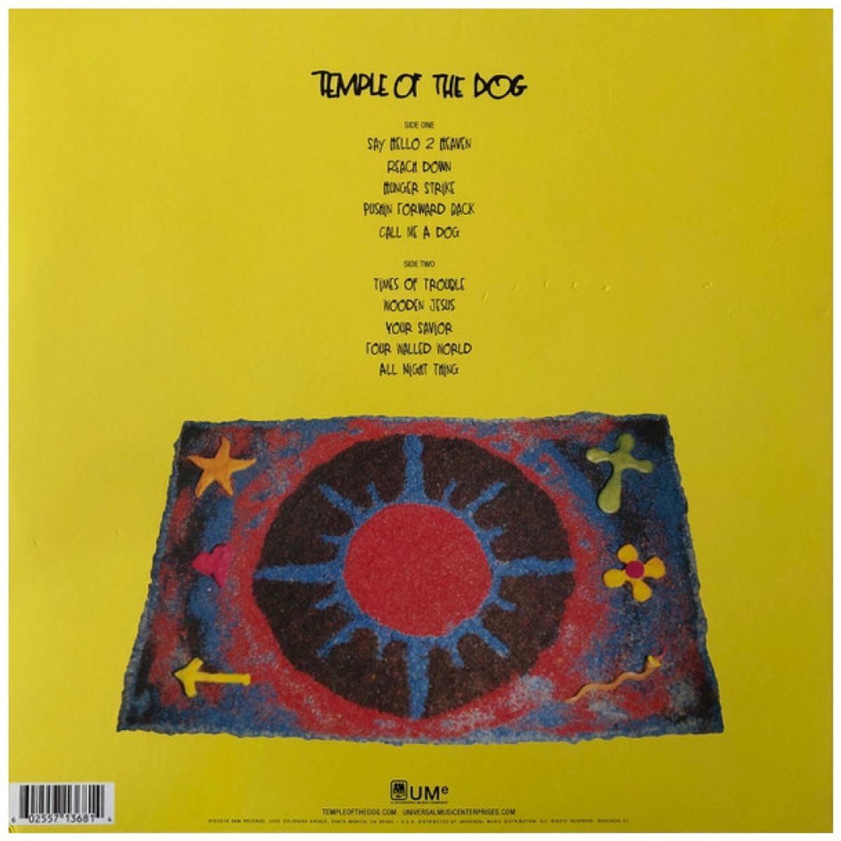 HITWAY MUSIC - TEMPLE OF THE DOG - TEMPLE OF THE DOG - VINILO