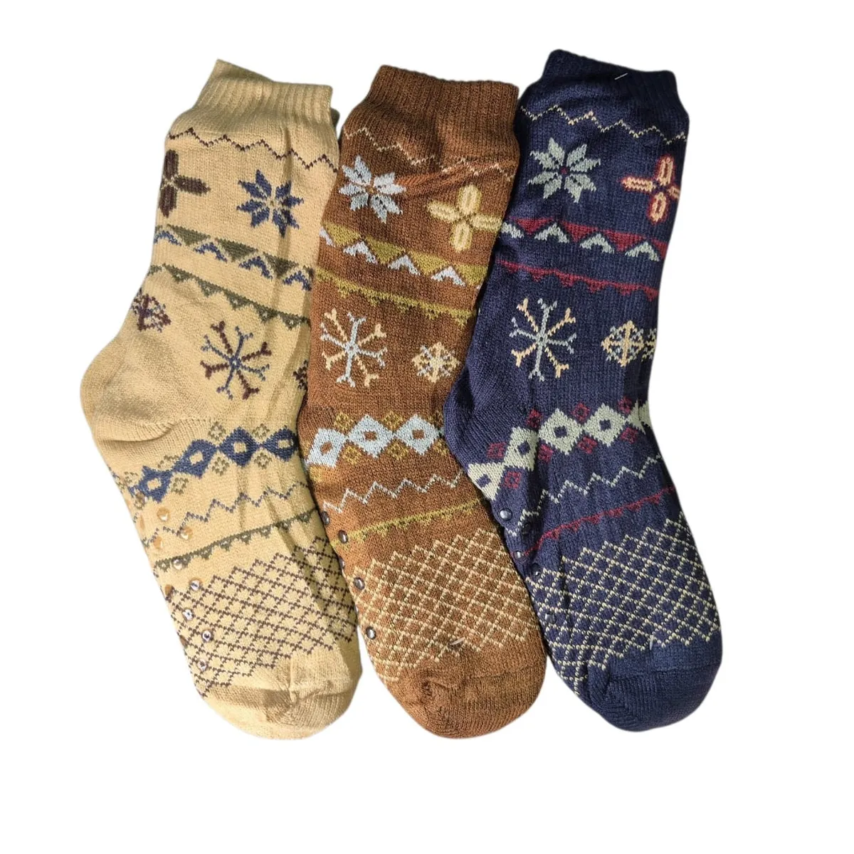 GARSIL - 6 Calcetines Con Chiporro Para Hombre Con Antideslizante - Pantuflas