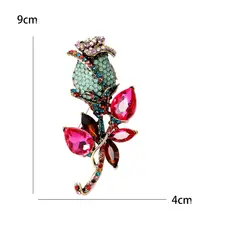 LILY JOYAS - Prendedor Ropa mujer Flor
