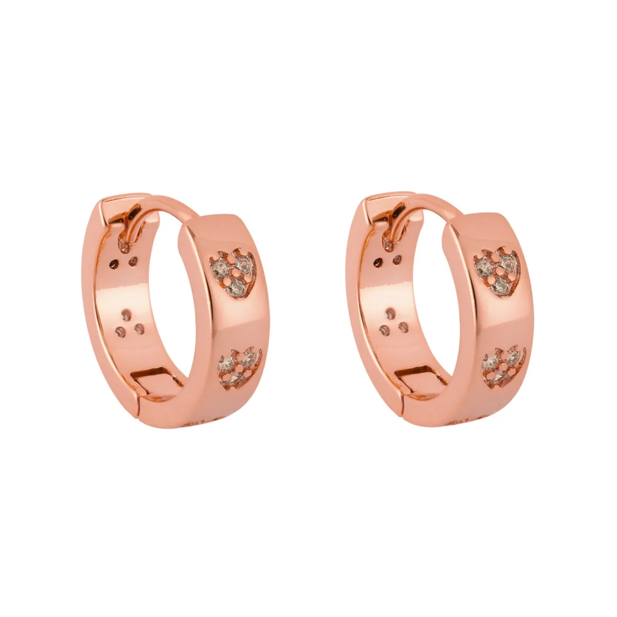 BOAZ JOYAS - ARGOLLAS LOVE BAÑADAS EN ORO