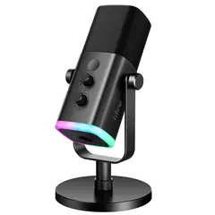 FIFINE - Micrófono AM8 USBXLR Calidad Profesional para Streaming Podcast y Grabación