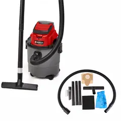 EINHELL - Aspiradora polvo-agua inalámbrica 15lt 80 bar