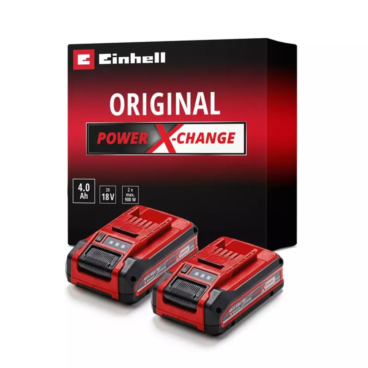 EINHELL - Bateria recargable 4.0ah 2 unidades twin plus 18v Einhell