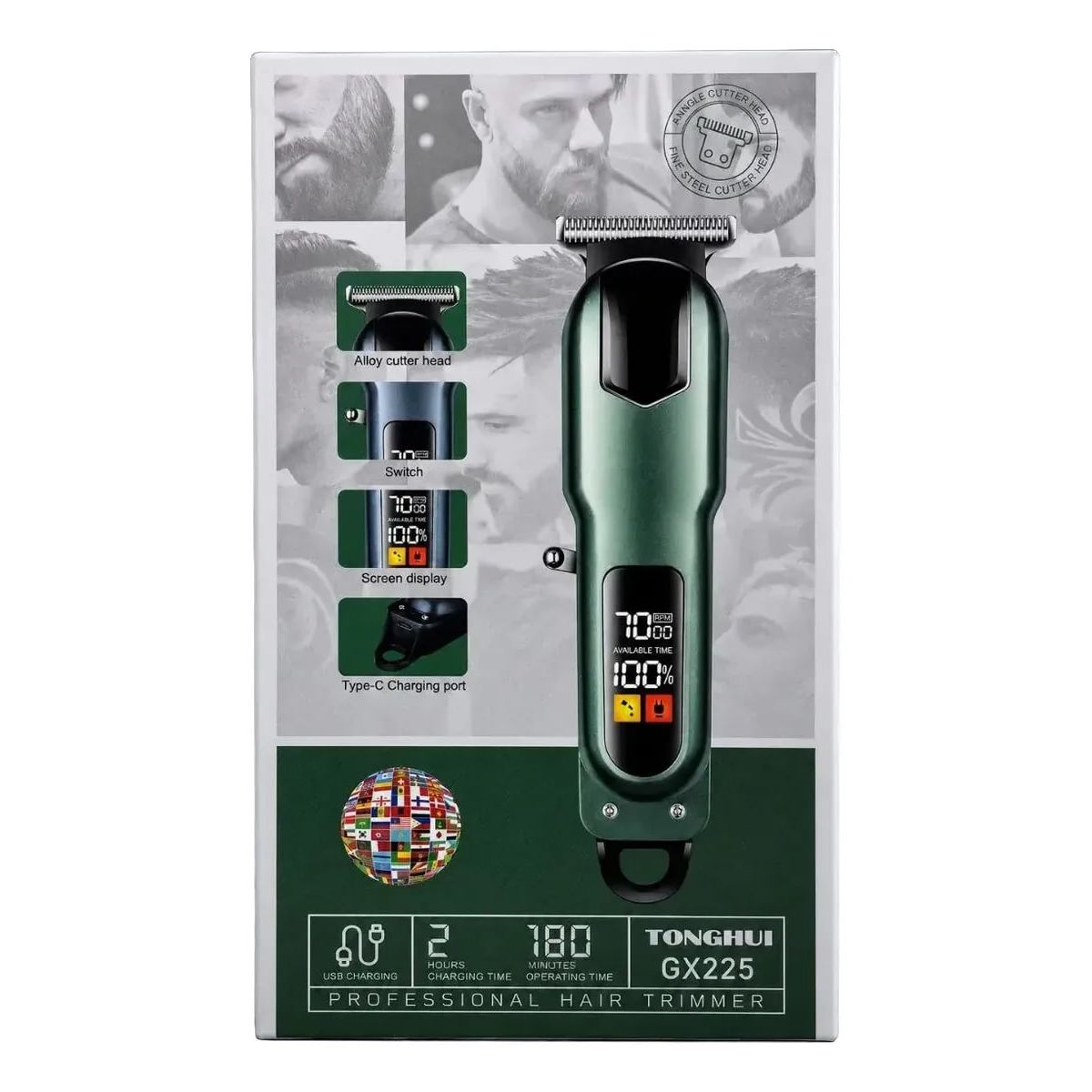 GENERICO - Máquina Afeitadora Profesional Para Cortar Pelo