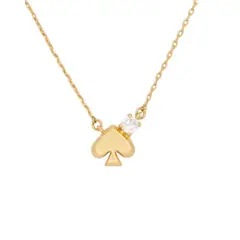 KATE SPADE - Collar Pica con Zircon Dorado